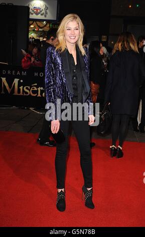 Les Miserables Premiere mondiale - Londra Foto Stock