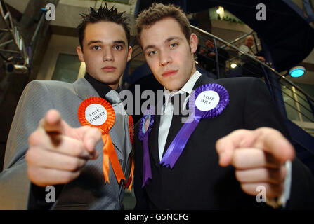 Idolo Pop finalisti Foto Stock