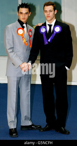 Idolo Pop finalisti Foto Stock