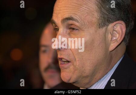 Rudolph Giuliani in Londra Foto Stock