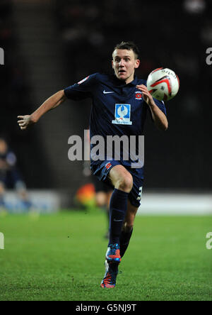 Calcio - npower Football League One - Milton Keynes Dons v Hartlepool - stadium:mk Foto Stock