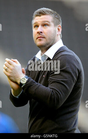 Calcio - npower Football League 1 - Milton Keynes Dons / Hartlepool - stadio:mk. Responsabile Karl Robinson, MK Dons. Foto Stock