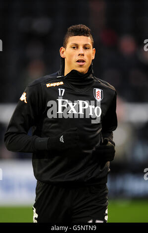 Calcio - Barclays Premier League - Fulham v Swansea City - Craven Cottage. Matthew Briggs, Fulham Foto Stock