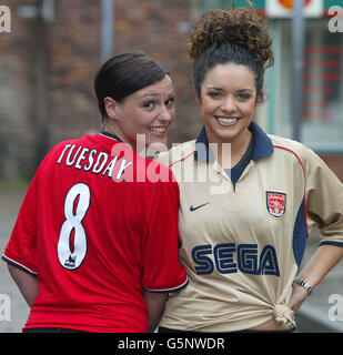 Street si muove per la Champions League Foto Stock