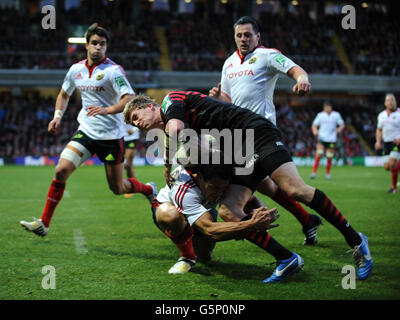 Il Rugby - Heineken Cup - Piscina - Saraceni v Munster - Vicarage Road Foto Stock