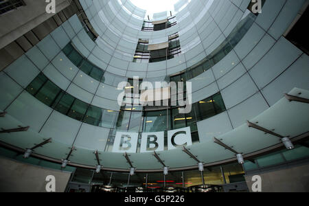 New BBC Broadcasting House Portland Place Londra. Foto Stock