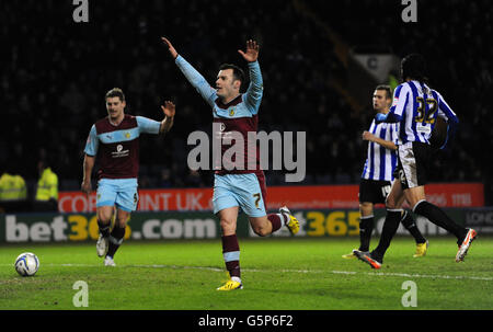 Calcio - npower Football League Championship - Sheffield Mercoledì v Burnley - Hillsborough Foto Stock