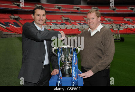 Calcio - Capital One League Cup - Anteprime Semi-Final - Wembley Foto Stock