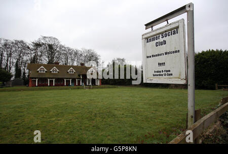 Villaggio Anmer stock - Norfolk Foto Stock