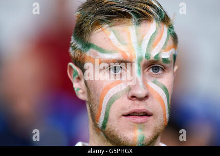 Lille, Francia. Il 22 giugno, 2016. Sostenitori (Italia) ; 22 giugno 2016 - CALCIO : Uefa euro Francia 2016, Gruppo E, Italia 0-1 Irlanda, a Stade Pierre Mauroy, Lille Métropole, Francia. Credito: aicfoto/AFLO/Alamy Live News Foto Stock