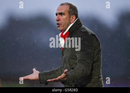 Il direttore della città di Swindon Paolo di Caniodurante la partita della Npower Football League One al Goldsands Stadium di Bournemouth. PREMERE ASOCATION Photo (Foto DI ASSOCAZIONE). Data immagine: Sabato 12 gennaio 2013. Vedi PA storia CALCIO Bournemouth. Il credito fotografico dovrebbe essere: Chris Ion/PA Wire. Foto Stock
