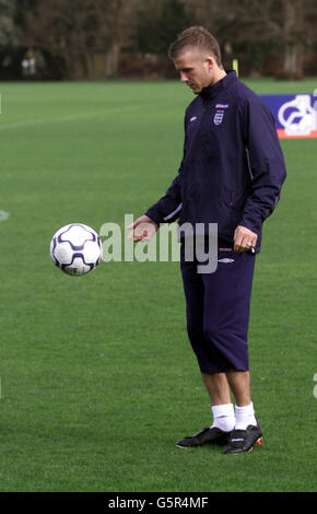 CALCIO Beckham Foto Stock