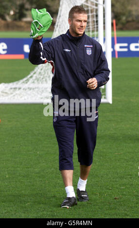 CALCIO Beckham Foto Stock