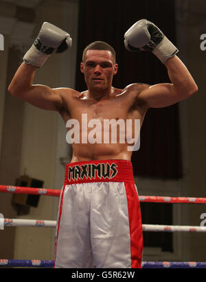 Boxing - Walsall Town Hall Foto Stock