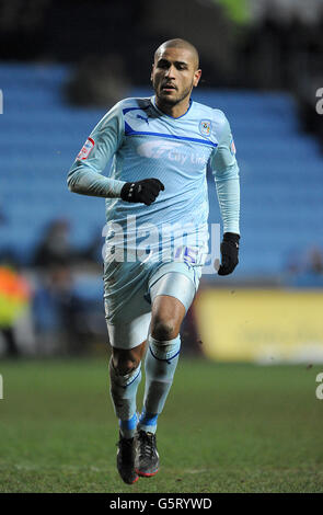 Calcio - npower League One - Coventry City v Oldham - Ricoh Arena. Leon Clarke, Coventry City Foto Stock