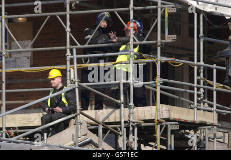 La protesta di Greenpeace Foto Stock