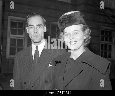 Royalty - Principessa Margarita di Baden e il Principe Tomislav della Jugoslavia - Londra Foto Stock