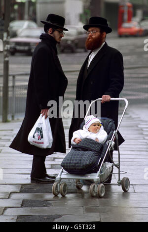 Scene di Londra - Stamford Hill - 1991 Foto Stock