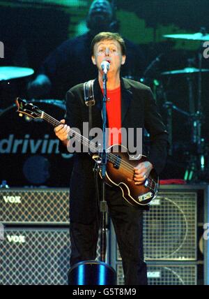 Paul McCartney la Guida Tour NEGLI STATI UNITI Foto Stock