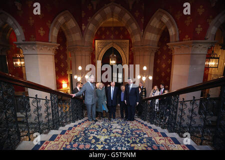 Royal visita a mark centocinquantesimo anniversario della metropolitana di Londra Foto Stock