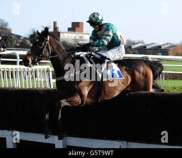 Horse Racing - Leicester Racecourse Foto Stock