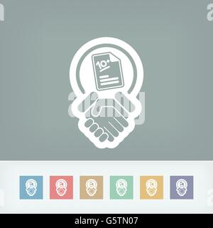 Massima icona di rating Illustrazione Vettoriale