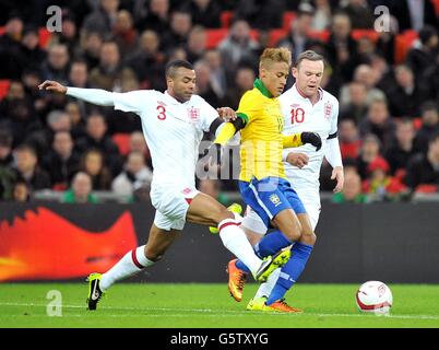 Calcio - amichevole internazionale - Inghilterra v Brasile - Wembley Stadium Foto Stock