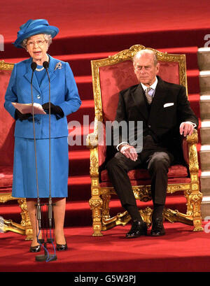 Royalty - Queen Elizabeth II Giubileo d oro Foto Stock