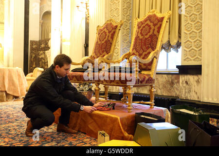 Luci, Camera, Azione - Blenheim Palace exhibition Foto Stock