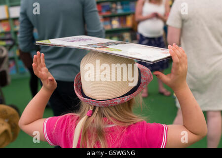 La Hay Festival della letteratura e delle arti, Hay on Wye, Powys, Wales UK, domenica 05 giugno 2016 Foto Stock