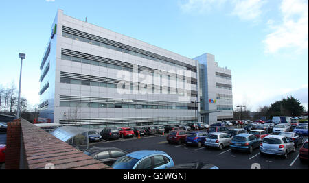 Una visione generale del quartier generale eBay a Blanchardstown a Dublino. Foto Stock