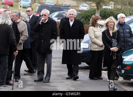 Reg Presley funerale Foto Stock