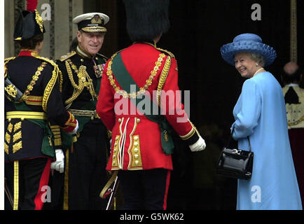 Royalty - Queen Elizabeth II Giubileo d oro Foto Stock