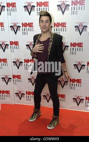 NME Awards 2013 - Arrivi - Londra Foto Stock