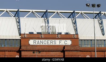 Calcio - Ibrox Viste generali Foto Stock