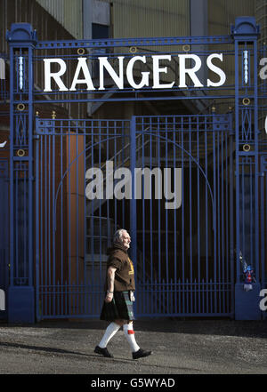 Calcio - Ibrox Viste generali Foto Stock