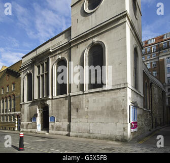 St Alias Vedast Foster, chiesa della città di Londra; la parete ovest Foto Stock