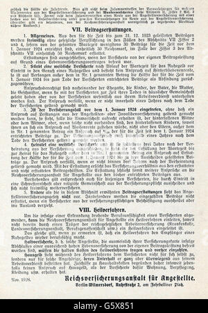 Documenti,stesura ufficiale,istruzioni,numero istruzione 2,le prestazioni dell'assicurazione sul lavoro,Istituto di assicurazione Reich per i dipendenti,Novembre 1928,pagina 4,assicurazioni,previdenza sociale,assicurazione sociale,contributo sociale vettore,fondo di assicurazione pensione,regime di assicurazione pensione,assicurazione pensione,Germania,Reich tedesco,Repubblica Weimar,1920,20,20,20,20,20,20,20,20,20,non-persone,documenti,scrittura,volantini,numero di diritti,non-dipendenti,volantini-diritto-entrata,numero di-personale,non-diritto,numero di-diritto,non-personale,numero di-diritto,numero di-diritto,non-diritto,numero di-diritto,numero di-diritto,non-diritto Foto Stock