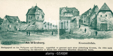 Geografia / viaggio,Germania,Wuerzburg,edificio,Kroatendoerflin a Wallgasse e Kartause,disegno,cartolina,editore Gustav Erdmann,fine XIX secolo,Croati,Croati,piccolo villaggio,villaggi,area urbana,zona comunale,zona urbana,aree urbane,zone urbane,serie Alt-Würzburg,bassa Franconia,Regno di Baviera,Germania,costruzione di cartoline,Würzburg,Europa,Poste,Europa,Poste,Poste,Poste,Poste,Poste,Europa,Poste,Poste,Poste,Poste,Poste,Preghiamo,Preghiamo,Preghiamo,Kroatendö,Preghiamo,Preghiamo,Preghiamo,Preghiamo,Preghiamo, ,Preghiamo,Preghiamo,Preghiamo,Preg Foto Stock