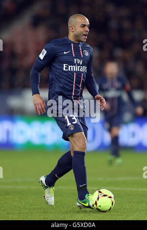 Calcio - Ligue One - Parigi Saint-Germain v Bastia - Parc des Princes. Alex, Parigi Saint-Germain Foto Stock