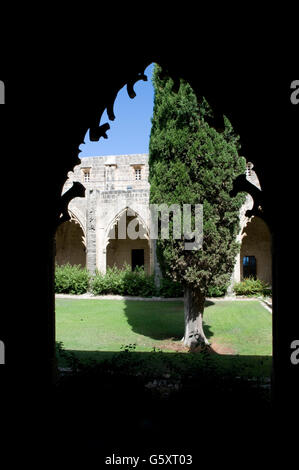 Chiostri di Bellapais Abbey, Cipro Foto Stock