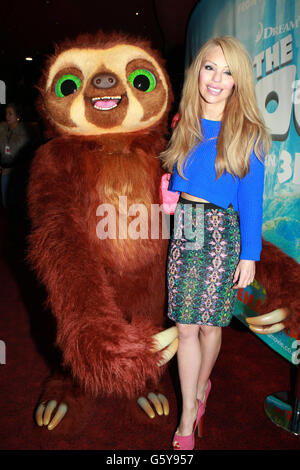 Il Croods Premiere - Londra Foto Stock