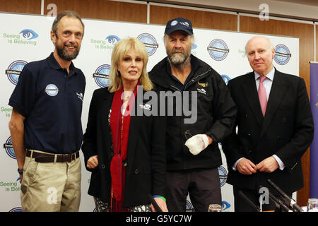 Sir Ranulph Fiennes spedizione in Antartide Foto Stock