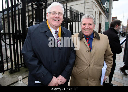 Bombardamenti a Omagh Revisione sentenza Foto Stock