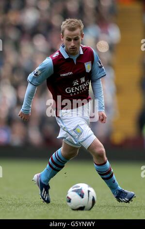 Calcio - Barclays Premier League - Aston Villa v Liverpool - Villa Park. Andreas Weimann, Villa Aston Foto Stock