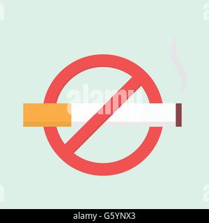 Il vettore non piana icona per fumatori Illustrazione Vettoriale