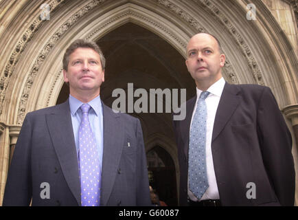 Keith Harris & David Burns (R) ITV caso digitale Foto Stock