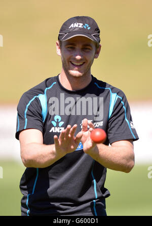 Cricket - Seconda prova - Nuova Zelanda v Inghilterra - Nuova Zelanda pratica giorno uno - Basin Reserve Foto Stock