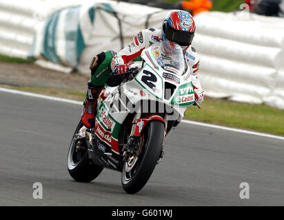 Colin Edwards - Superbike - Brands Hatch Foto Stock