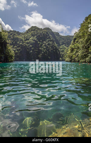 Il Kayangan Lake in Coron isola di Palawan Filippine Foto Stock